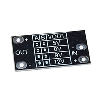 Konverter Booster DC-DC Mini Mendukung Output 5V/8V/9V/12V Modul Catu Daya Tegangan Baterai Lithium 3.7V hingga 12V