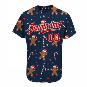 Camiseta de béisbol personalizada, diseño con botones, número bordado, nombre, uniforme de equipo para jóvenes y adultos, ropa deportiva 2026 - Product Image 2