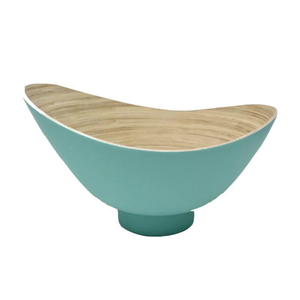 Vente en gros de bol à fruits en bambou filé au design moderne bol de service en bambou pour la maison cuisine restaurant du Vietnam - Product Image 1