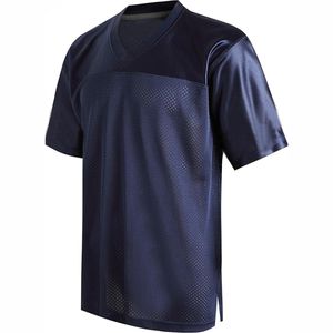Camisetas de fútbol americano deportivas Unisex de alta calidad Uniforme de manga corta de malla transpirable de talla grande - Product Image 6