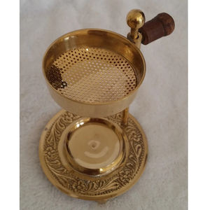 Impresionante calidad Vintage nueva llegada soporte de incienso de latón puro cuenco ajustable Decoración de mesa quemador de incienso fragancia de aire - Product Image 4