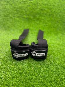 Sangles de musculation en forme de 8 - Antidérapantes, réglables, légères, en néoprène extensible pour l'entraînement en force à la salle de sport - Product Image 2