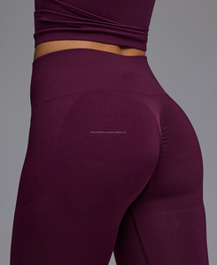 Traje de Yoga estirable de cintura media con estilo sólido de alta calidad para mujer, chaqueta con cremallera, mallas transpirables, cómodas y flexibles de verano - Product Image 4