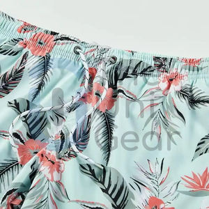 Nueva llegada de alta calidad 100% poliéster de las mujeres Casual impreso ropa deportiva pantalones cortos patrón sólido gimnasio Fitness al por mayor - Product Image 3