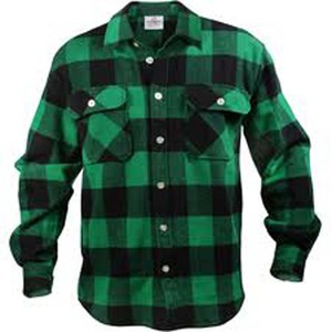 เสื้อเชิ้ตผ้าสักหลาดลายสก๊อตหนาผ้าฝ้ายแบบกำหนดเอง - Product Image 2