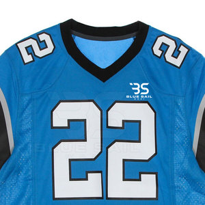 Maillot de football américain de style classique avec le nom de votre équipe Maillot de football américain de lycée avec des couleurs personnalisées - Product Image 3