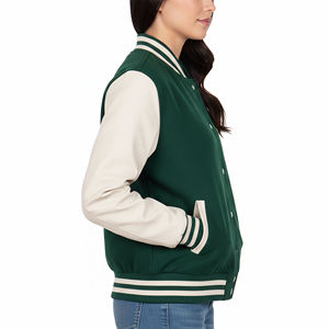 Veste universitaire décontractée au meilleur prix, style universitaire, broderie chenille personnalisée, vêtements d'hiver, grande taille, veste de baseball universitaire - Product Image 5