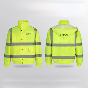 Chaqueta Corta de Seguridad Reflectante Imprimible para Hombre, Chaqueta Corta Impermeable Transfronteriza, Ropa de Invierno y Verano de Tamaño Personalizado - Product Image 3