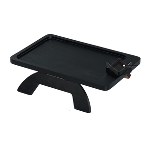 Nouveautés Table de plateau de canapé en bois noir pour canapé plateau d'accoudoir de canapé plateau de canapé pour le stockage - Product Image 1