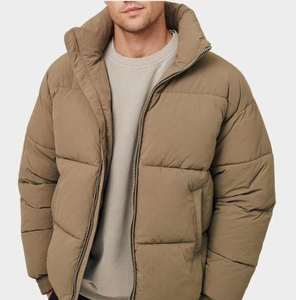 Veste en duvet pour homme de qualité supérieure 2026, veste matelassée tendance avec col montant et logo frontal, gilets en duvet d'oie - Product Image 6