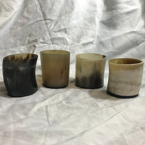 Verres à boire portables jetables faits à la main en corne de buffle moderne, style viking, produits de haute qualité de HANNAN HANDICRAFT - Product Image 3