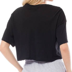 เสื้อยืดครอปแขนสั้นทรงปกติแบบยูนิเซ็กซ์ ผ้าคอตตอนออร์แกนิค 100% ทนทาน สไตล์ลำลอง คอปก ขายส่ง - Product Image 4