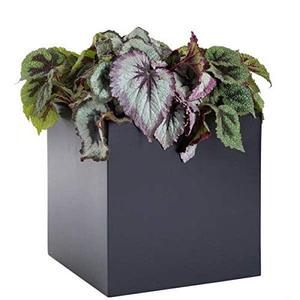 Jardinière en métal galvanisé avec revêtement en poudre, forme cubique carrée, couleur personnalisée, prix bas, jardinières décoratives d'extérieur - Product Image 5