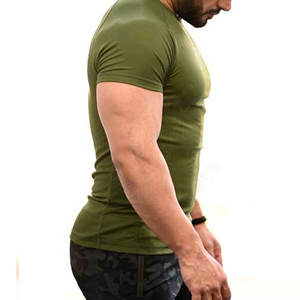 Camiseta de Fitness para hombre hecha a medida con diseño único, camisetas de Fitness para hombre recién llegadas, camisetas de secado rápido de tamaño personalizado para hombre - Product Image 5