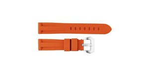 JD6082 Orange Waterproof Durable Sports Unisex Smart <b>Watch</b> Band Soft Light Silicone Custom Logo Stainless Steel Buckle 20-26mm - Product Image 4