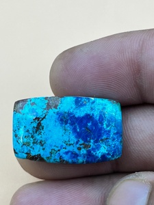 100% naturel fait à la main de haute qualité chrysocolle pierres précieuses en vrac Cabochon rectangulaire pour la fabrication de bijoux incroyables pierres - Product Image 3