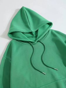 Men's Digital Printing Plain Dyed <b>Fleece</b> <b>Hoodie</b> Long Sleeve Sweatshirt 100% Cotton Breathable Material OEM Service for Winter - Product Image 3