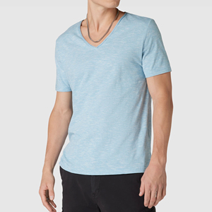 2023 nueva llegada ropa de hombre OEM diseño personalizado camiseta informal de manga corta para hombre con impresión de logotipo bordado de BD - Product Image 5