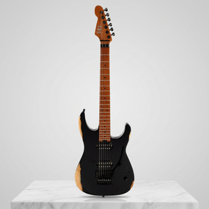 Guitare électrique authentique Floyd Rose Locking Tremolo, finition Relic, corps en aulne massif, manche en érable torréfié, frettes en acier inoxydable - Product Image 1