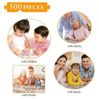 Fabricant de puzzles en bois DIY personnalisés Flower Hill |   501-1000 pièces de papier cartonné gris pour puzzle, vente en gros et cadeaux