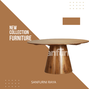 Round Dining <b>Table</b> Modern Simple Style Home Furniture Wholesale Price Furniture for Indoor and Outdoor Direct Factory - Product Image 5