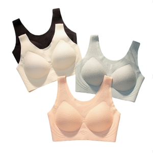Sujetador Push-Up Sin Costuras Texturizado de Uso Diario de la Serie SoftSculpt Flex Comfort de Texlina para Mujer, Transpirable, de Nailon - 12 Piezas/Paquete - Product Image 1