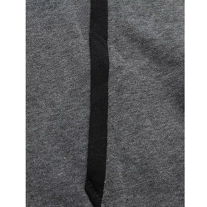 Sudadera con Capucha Gris Lavada de Alta Calidad, Antiarrugas, con Diseño Único para Comodidad y Versatilidad en Moda Urbana - Product Image 3