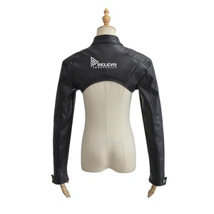 High Quality Short Leather <b>Jacket</b> Men Stylish <b>Slim</b> <b>Fit</b> Quilted Winter Front Logo High Street Fashion Streetwear Outerwear - Product Image 1