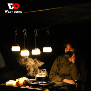 <span class=keywords><strong>WEST</strong></span> BIKING – lampe de <span class=keywords><strong>Camping</strong></span> d'extérieur à LED avec chargeur USB, étanche, luminaire d'extérieur - Product Image 6