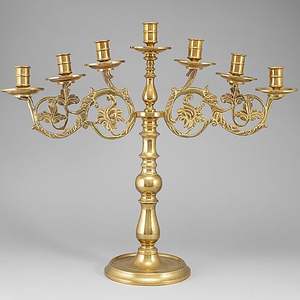 Candelabro de metal de hierro forjado negro para decoración interior minimalista del hogar o arreglo de ambiente romántico con velas de noche - Product Image 5