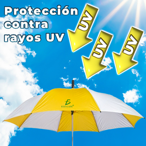 Ombrellone da Spiaggia con Stecche Robuste e Tessuto Impermeabile e Resistente ai Raggi UV - Product Image 3