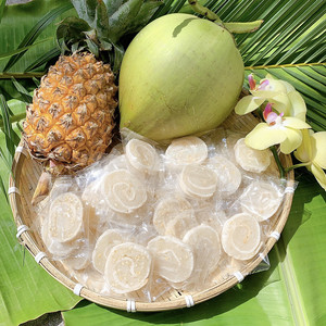 Caramelo de Coco Enrollado Hecho con Leche de Coco y Azúcar de Coco, Dulce Tropical Tradicional - Product Image 6