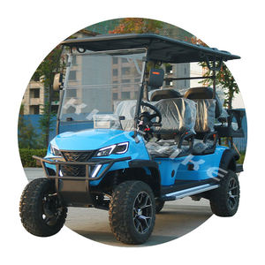 Nouveau style de voiturette de golf moderne fabriquée en Chine à la mode voiturette de golf électrique 4 + 2 places - Product Image 1