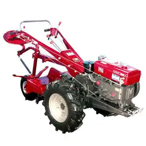 Mini Walking hand tractor prices Farm mini diesel motocultor Power Tiller Two Wheel 2 Wheel Walking Tractor With Disc Plough