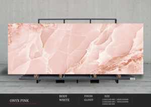 ความหรูหราที่สะท้อนแสงอย่างลงตัว กำหนดโดยดีไซน์แผ่นพอร์ซเลนเคลือบเงาขนาด 1200x2800 มม. - Product Image 5