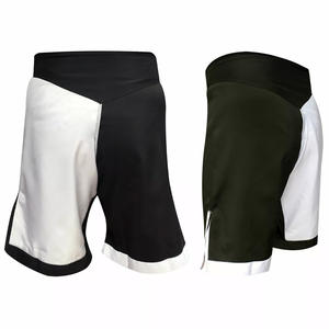 Pantalones cortos de boxeo de poliéster 100% personalizados con logotipo personalizado para Equipo de Boxeo - Product Image 3