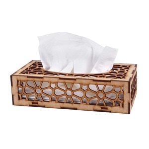 Boîte à mouchoirs personnalisée tendance avec incrustation d'os, accessoires de décoration pour hôtels et restaurants - Product Image 4