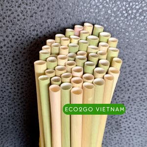 Alta CALIDAD DE pajitas de hierba Vietnam respetuoso con el medio ambiente pajitas para beber hierba venta a granel para la exportación con precio barato de Eco2go - Product Image 3