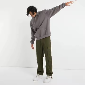 OEM Streetwear Jogger sudaderas con capucha corte perfecto estilo único fabricante superior 100% CottonCasual hombres sudaderas con capucha de secado rápido StreetWear - Product Image 6