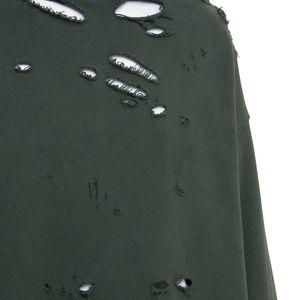 Sudaderas con capucha con diamantes de imitación personalizados para hombres, cremallera descolorida bordada con ácido lavado bordado 420 460 500 Gsm Zip Up Hoodie fabricantes - Product Image 6