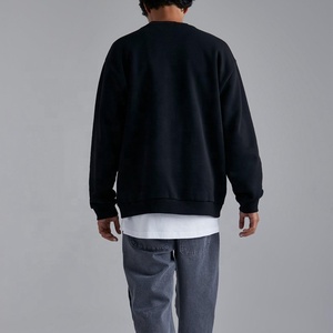 Alta calidad Unisex francés Terry algodón en blanco pulóver Sudadera con capucha Streetwear bordado parche de gran tamaño hombres polar en relieve 3D - Product Image 2