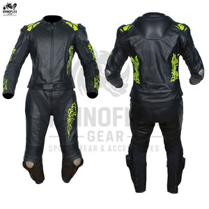 ชุดมอเตอร์ไบค์หนัง2ชิ้นสำหรับแข่งมอเตอร์ไซด์ชุดป้องกันสำหรับมืออาชีพดีไซน์ตามสั่ง - Product Image 3