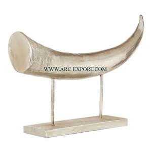 Escultura de Metal chapado en oro de alta calidad resistente de la mejor calidad y escultura de Decoración de mesa de hogar y Hotel en India - Product Image 6