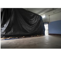 Bâche de protection pour machine d'atelier en HDPE 160 GSM, imperméable, avec coutures cousues et coins renforcés, réutilisable
