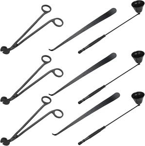 Ensemble d'extincteur de bougies décoratif élégant coupe-mèche de bougie et extincteur Design artisanal pour un usage domestique - Product Image 3