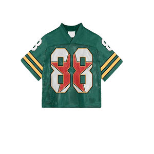 2025 camisetas de fútbol americano personalizadas para hombres, venta al por mayor, ropa deportiva por sublimación, diseño de malla corta personalizable para equipos - Product Image 1