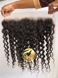 ผมมนุษย์แบบ100% ผมสีดำธรรมชาติแบบเส้นเดียวผมทอแบบใส13x4สำหรับผมมนุษย์แบบถักทอสำหรับผมชาวอินเดีย - Product Image 6