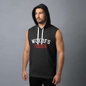 Sudadera con capucha sin mangas estilo gimnasio o ropa de calle ligera personalizada para hombres y mujeres tanque con capucha de invierno con opción de impresión de logotipo Digital - Product Image 1