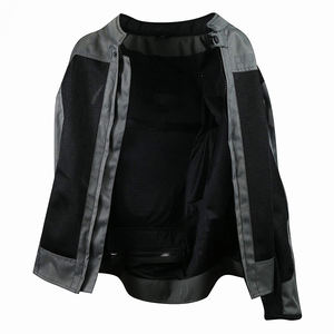 Veste de moto en toile à texte rapide, coupe-vent, à capuche, col montant, style vintage, protection, vente chaude - Product Image 2