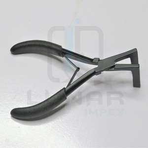 Black Matte in Color Pro <b>Tape</b> in Extension Press Plier Made From <b>Surgical</b> Grade Stainless Steel With Free Custom Brand Labelling - Product Image 6